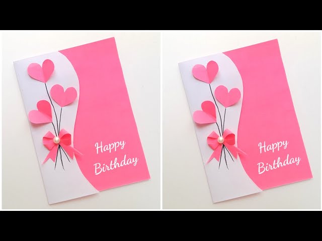 Easy Beautiful 🤩 Birthday Card 2022 • Birthday greeting card for bestfriend • handmade birthday card