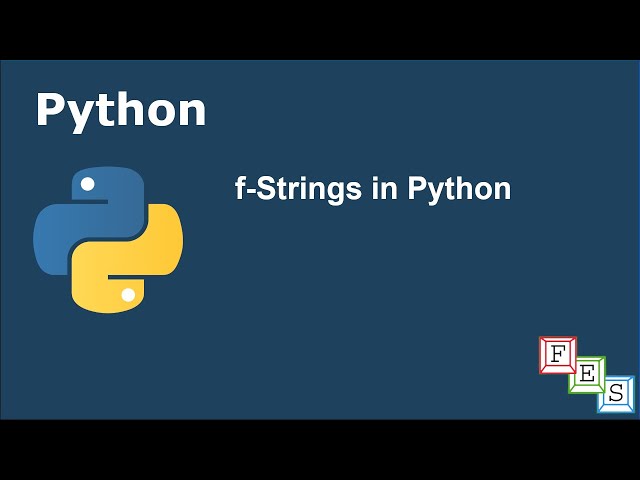 f-Strings in Python