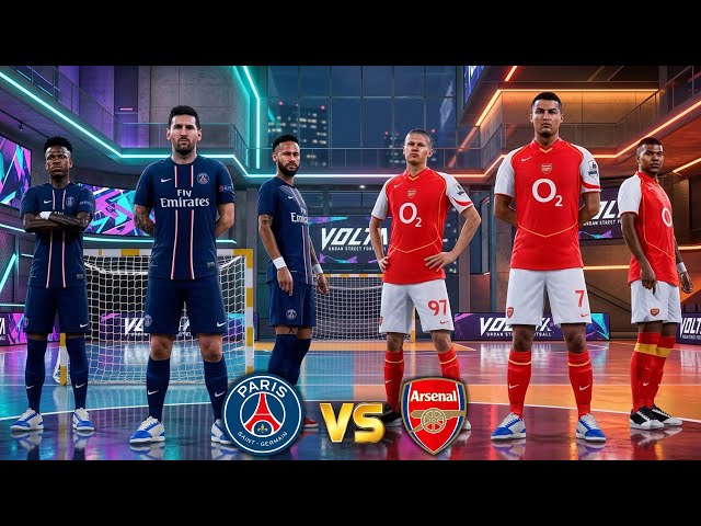 FIFA VOLTA - RONALDO, MESSI, MBAPPE, NEYMAR, VINI JR, HAALAND ALL STARS | PSG vs ARSENAL