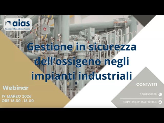 AIAS Webinar 03/19/2026 | Safe Oxygen Management in Industrial Plants