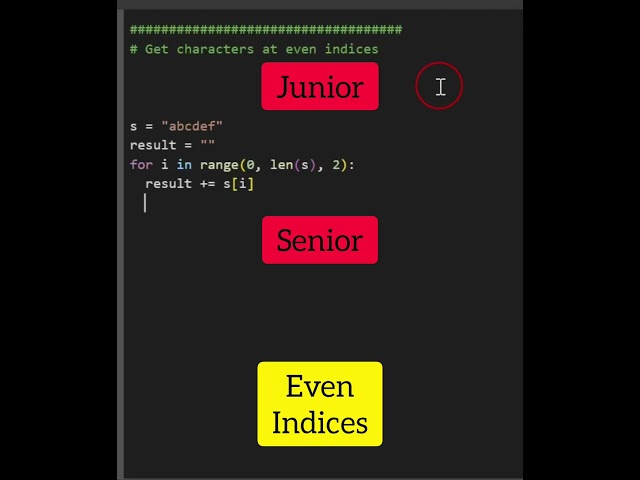 Junior Vs. Senior Developer #coding #programming #python #shorts