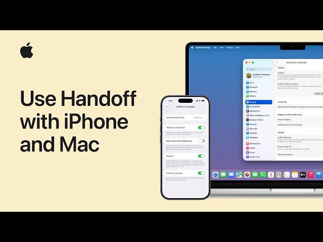 How to use Handoff with iPhone and Mac | Apple Support