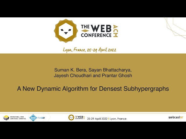 A New Dynamic Algorithm for Densest Subhypergraphs