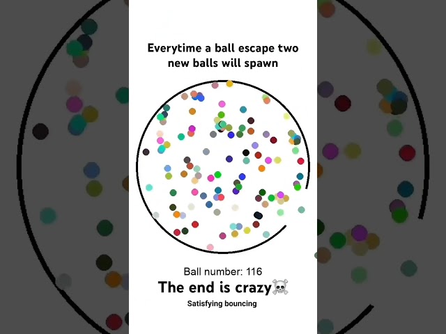 This killed my pc💀👀 #relaxing #adhd#asmr#coding#python#bouncingball#bouncingballs