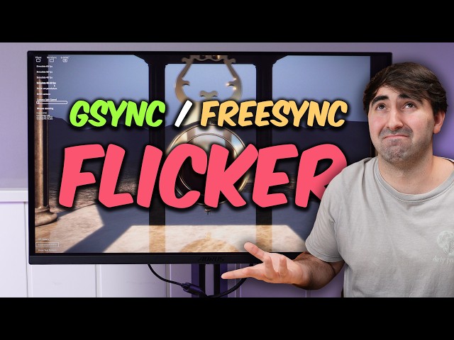 When should you disable G-Sync/FreeSync on your monitor? | VRR Flicker