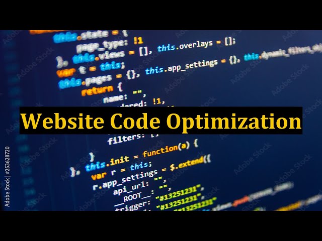 Website Code Optimization