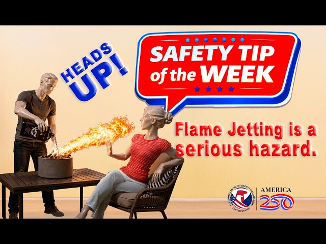 Flame Jetting Safety | Tabletop Fire Pit Warning