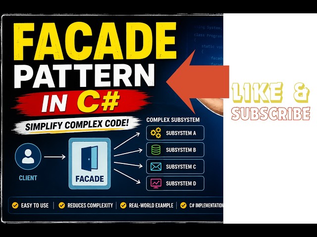 Facade Pattern in C# – Simplify Complex Systems with One Interface