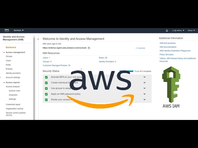 Tutorial on AWS IAM | USERS ROLES GROUPS POLICY MFA | ENKIRUS | DO SUBSCRIBE