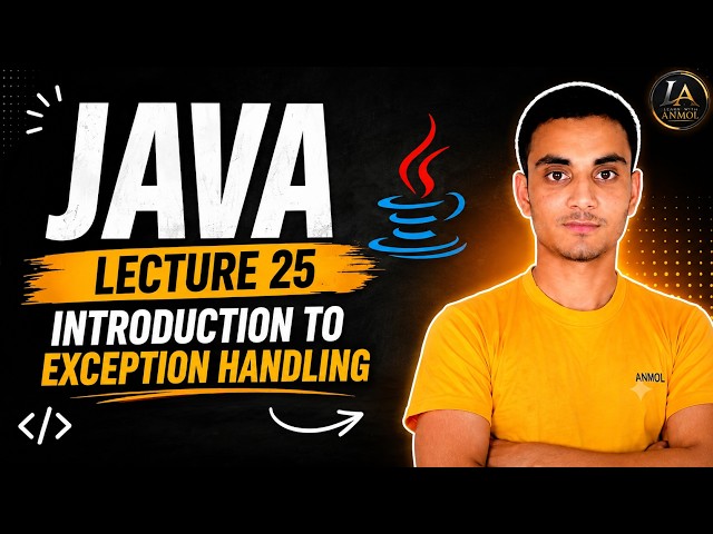 Exception Handling in Java |Java Lecture 25 |  try, catch, finally, throw & throws | Java Tutorial