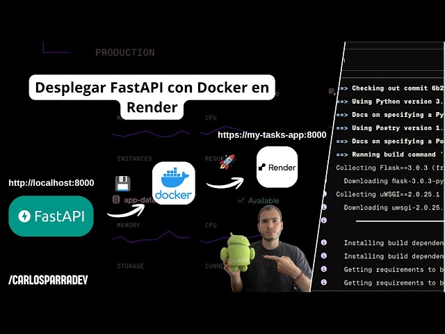 Cómo desplegar FastAPI con Docker en Render | Curso Full Stack #31