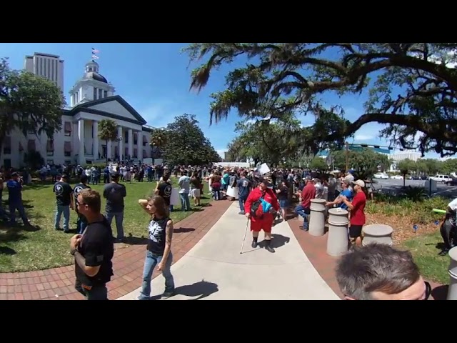 360° Virtual Reality Video: Tallahassee, FL 2A Rally 4-14-2018