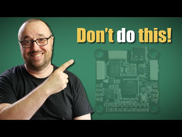Do not buy H7 flight controllers