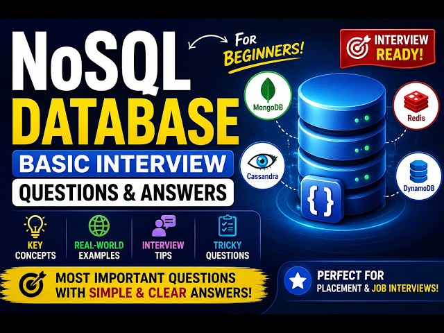 NoSQL Database Basics | Important Interview Questions & Answers for Beginners