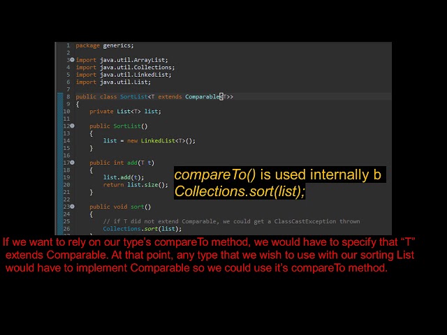 Intro to Java 6: Generics