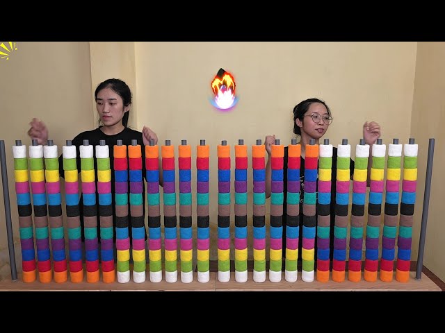 😂 Two Players Chaos in Color Ball Sorting | Satisfying ASMR Puzzle Showdown