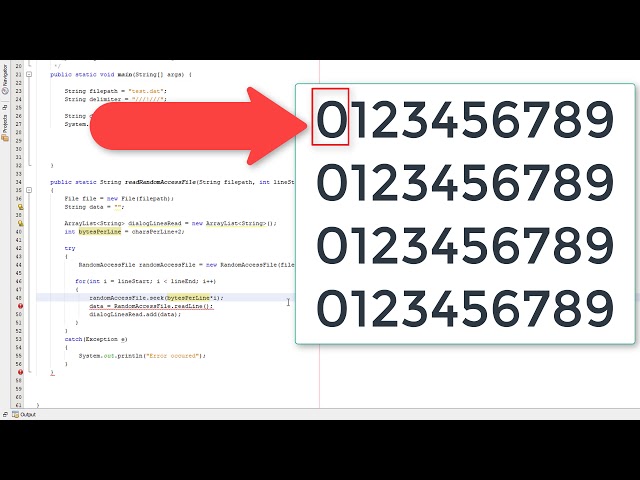 Read a Record from a Random Access File using Java (Simple)