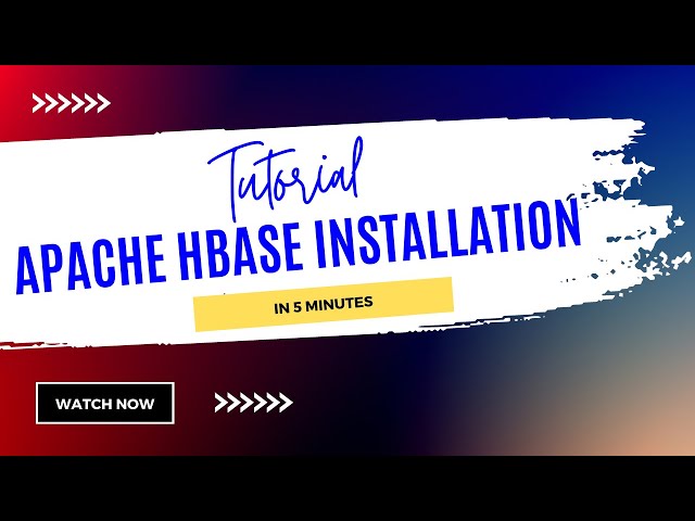 Installation of Apache HBase on Ubuntu 20.04 LTS in 5 minutes