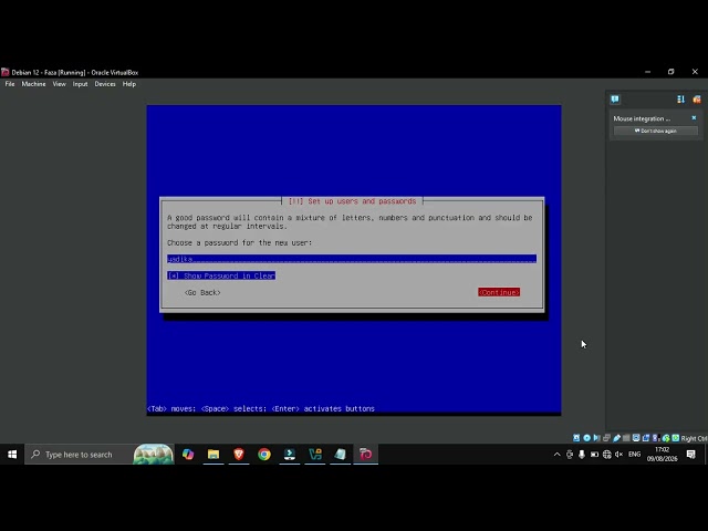 Tutorial Instalasi Debian 12 CLI di VirtualBox