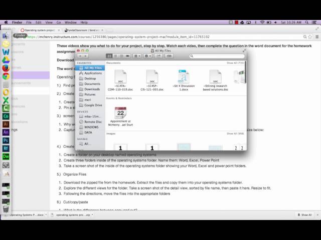 Computer LIteracy: applications and shortcuts