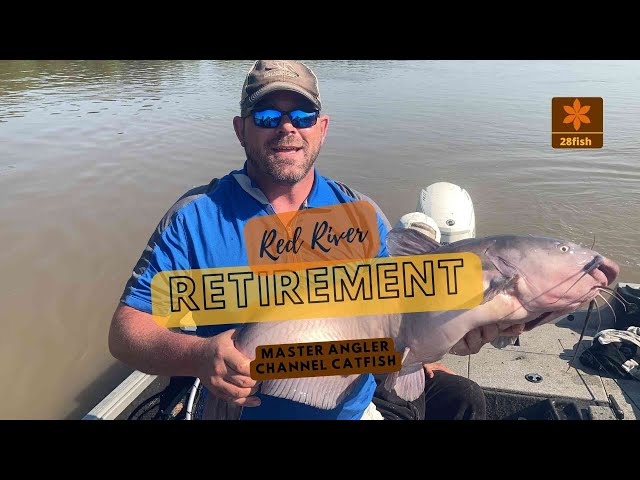 Red River Retirement:  Master Angler Channel Catfish (Red River at Lockport, Manitoba)