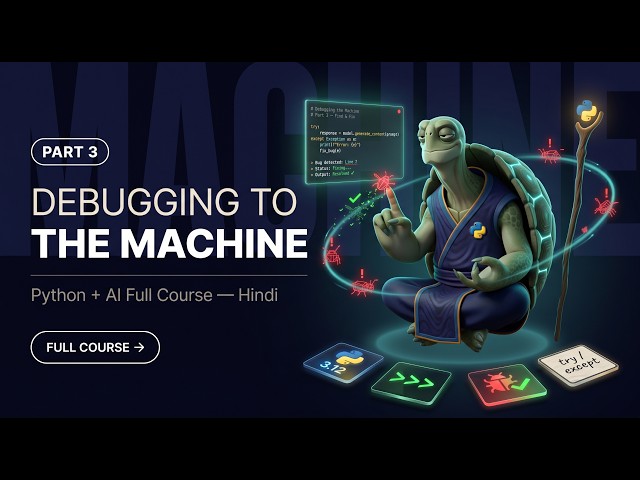 Python with AI Part 3: Debugging the Machine 🐛🔥 | Error & File Handling in Python
