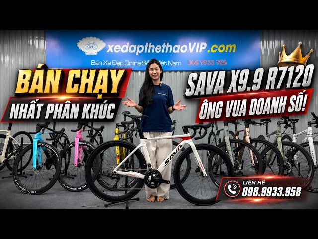 Best-Seller in Its Class - SAVA X9.9 R7120 – The Sales King! 098.9933.958 #savax9 #roadbike