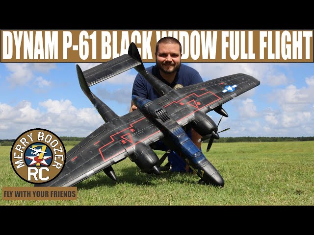 Dynam P-61 Black Widow 1500mm Wingspan - PNPDynam P-61 Black Widow 1500mm WingspanFull Flight