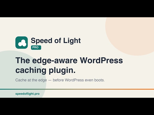 Next-Generation WordPress Caching Engine