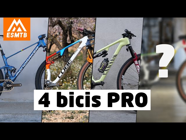 4 pro bikes: Canyon, Cube, Mondraker and... a surprise