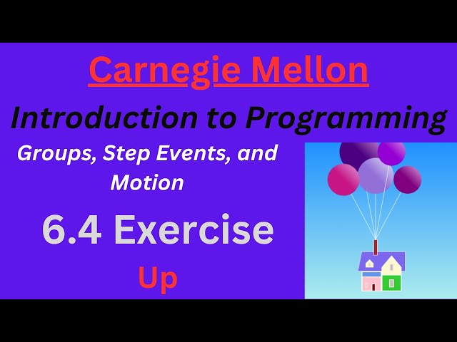 CM Intro to Programming  Unit 6 Lesson 4 Up
