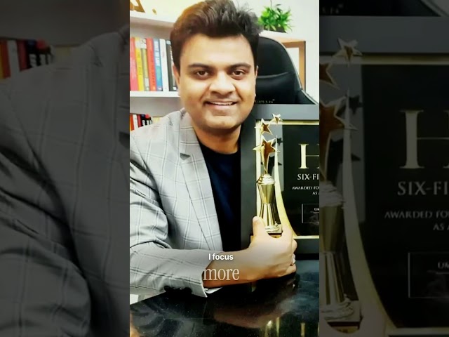 From SQL developer to a ₹90 crore award #shorts