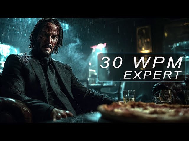 John Wick Orders a Pizza | 30 wpm Expert Morse Code Copy Practice