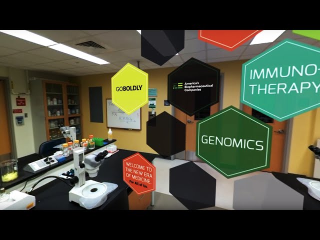 Explore Genomics in Virtual Reality with America’s Biopharmaceutical Scientists Inside the Lab