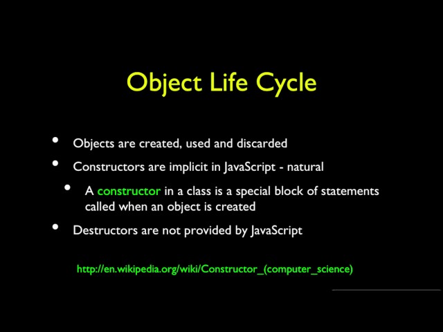 JavaScript - Object Orientation