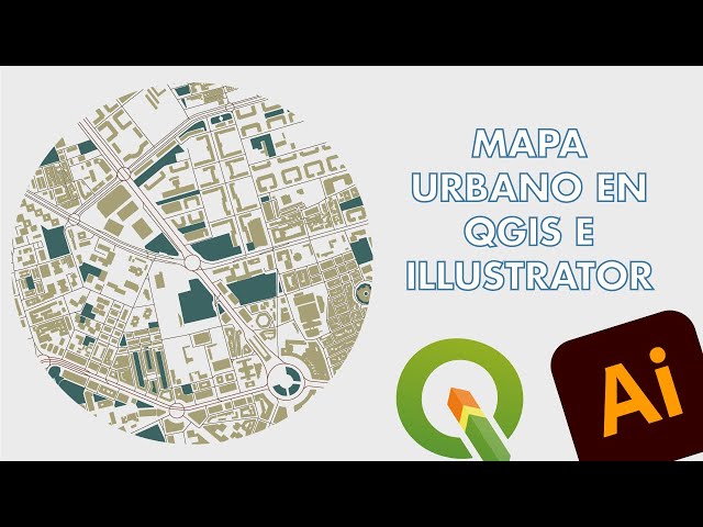 Urban Map in QGIS and Illustrator - SITE BOARDS