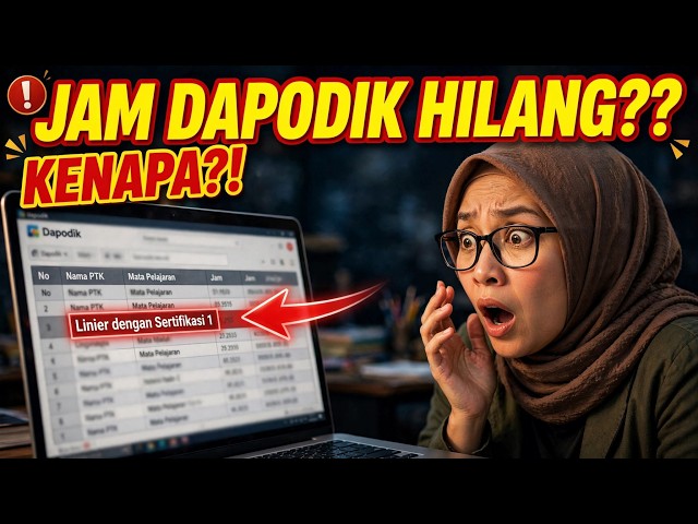 Cara Melihat Jumlah Jam Pembelajaran di Dapodik Oleh Guru