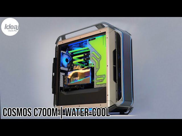 Cooler Master Cosmos C700M ft. Bitspower Water Cooling (with 4K Benchmark) | IDEALTECH PC