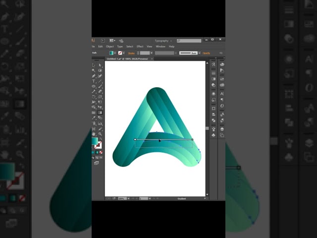 Make a Custom Logo Letter A | Adobe Illustrator Tutorials
