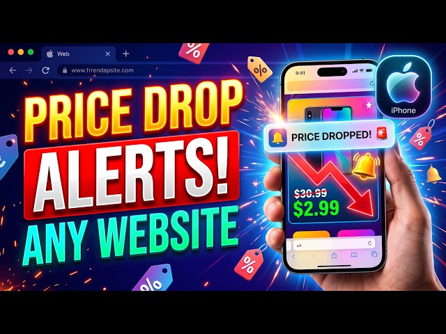 How to Get Price Drop Alerts on Any Website in iPhone