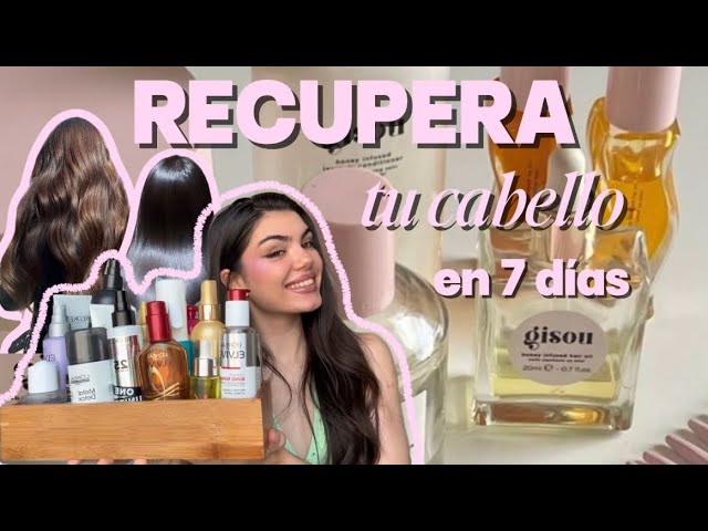 Cómo RECUPERAR tu CABELLO dañado🎀| Rutina completa paso a paso 🧴🧼🫧