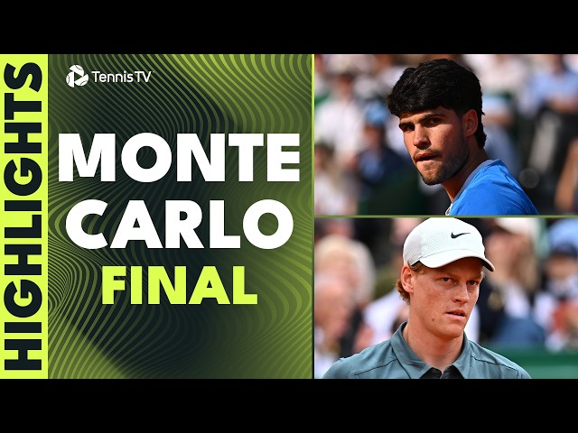 Carlos Alcaraz vs Jannik Sinner FIRST Final of 2026 🔥 | Monte-Carlo 2026 Final Highlights