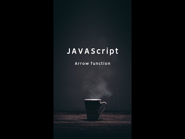 What is arrow function || JavaScript