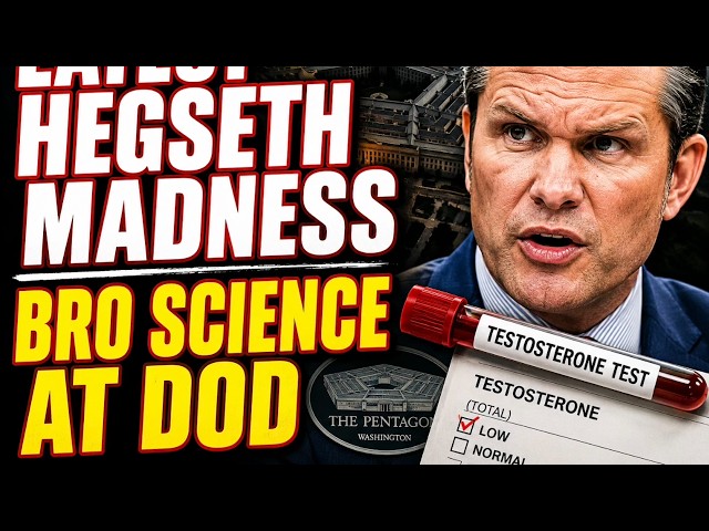 Pete Hegseth is OBSESSED with His Testosterone Levels( 7/16/26)