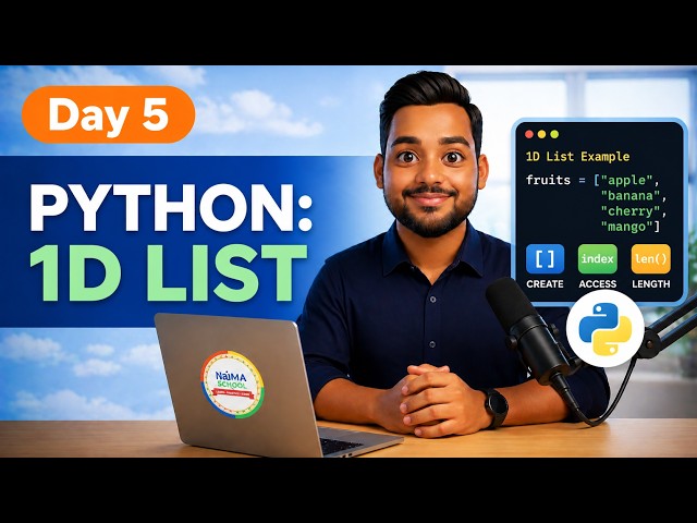 Python Day 05 | 1D List | DevOps Engineer or SER