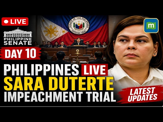 🔴 LIVE: Philippine Senate Hearing | VP Sara Duterte Impeachment Trial Day 10 | Latest Live Updates