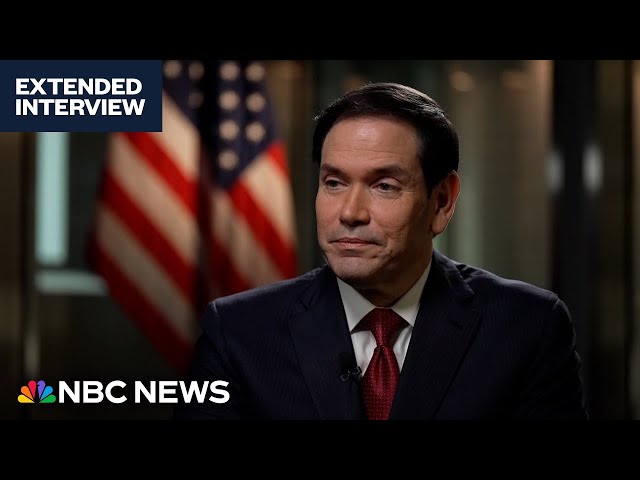 Extended Interview: Tom Llamas sits down with Secretary of State Marco Rubio