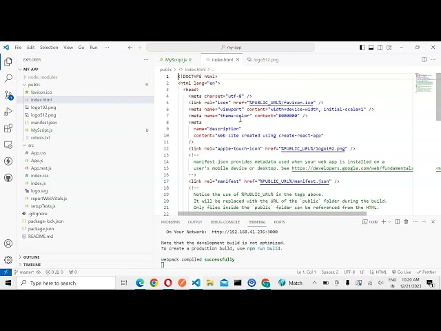 Lesson50 - Use JavaScript  - React 1000 Videos
