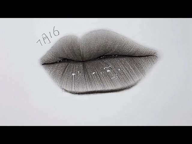 Master Realistic Lips | Simple Pencil Shading Tutorial for Beginners