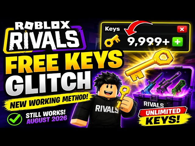 Roblox Rivals FREE KEYS Glitch 2026 🔑 NEW Working Method to Get Unlimited Keys!